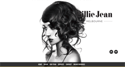 Desktop Screenshot of billiejeanhair.com